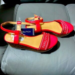 NAUTICA red shoe size 7